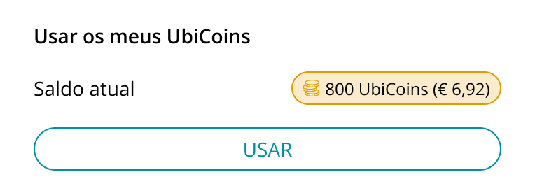 App Ubigi : utiliser mes UbiCoins, solde courant