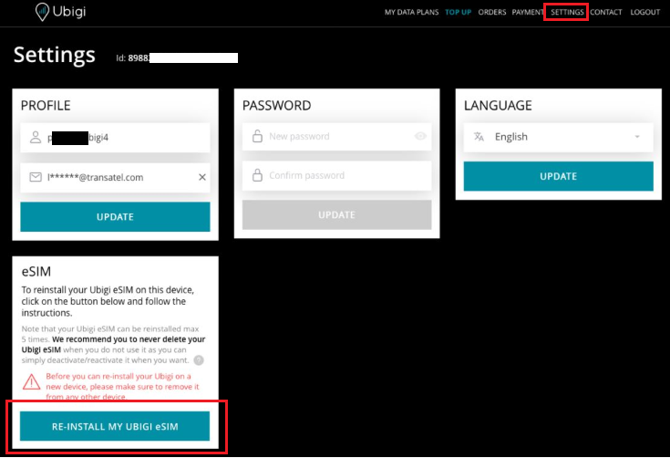 How To Reinstall The Ubigi ESIM Profile I Deleted On My IPhone iPad 