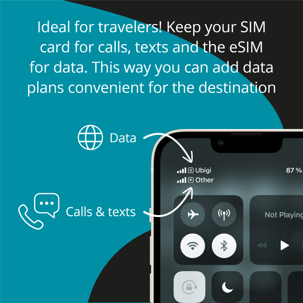 Can I still use my SIM Card after installing eSIM? Answered by Ubigi
