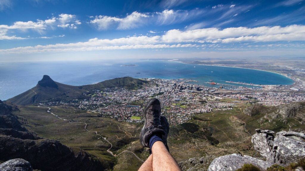 Cape Town South Africa hiking mountain table