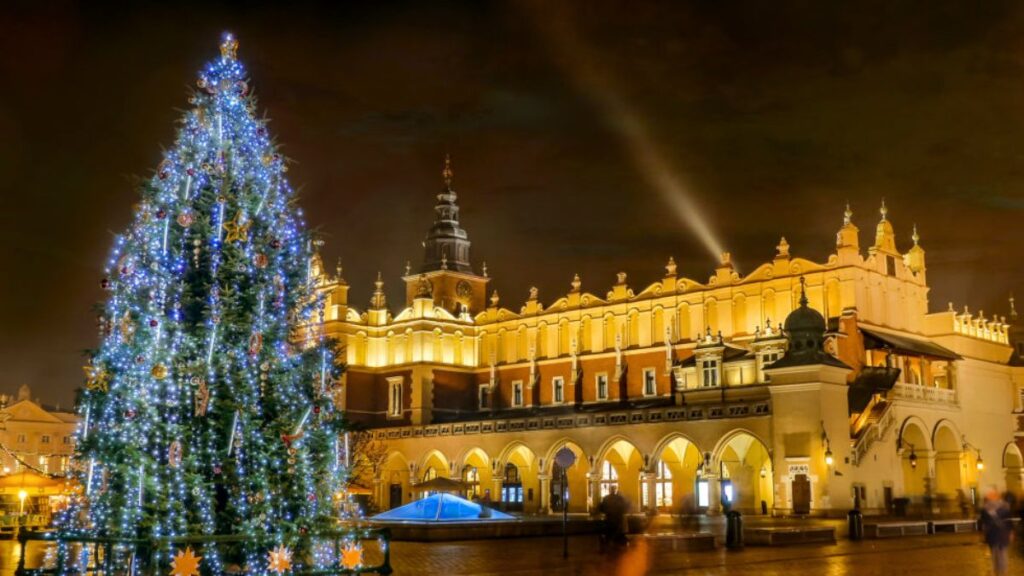 krakow christmas market poland 