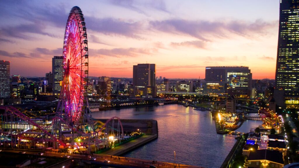 Tempozan Ferris Wheel Osaka Bay