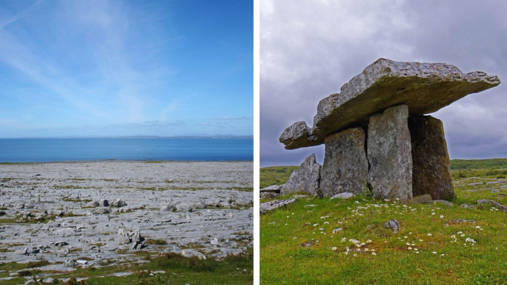Besuchen Sie Irland: Die ultimative Reiseroute - Burren und Poulnabrone Dolmen entdecken