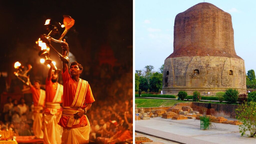 Discover Ganga Aarti and Sarnath