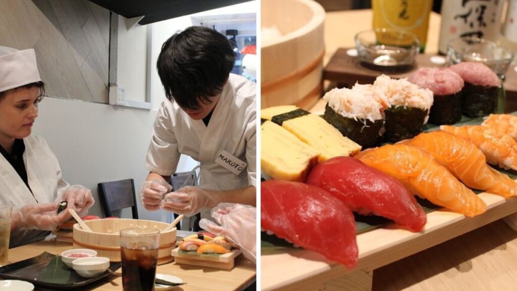 Learn Sushi Making in a Class Osaka Japan