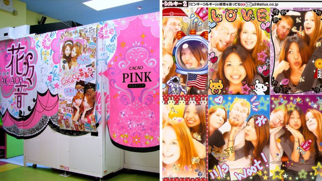 Purikura japanese photo booth