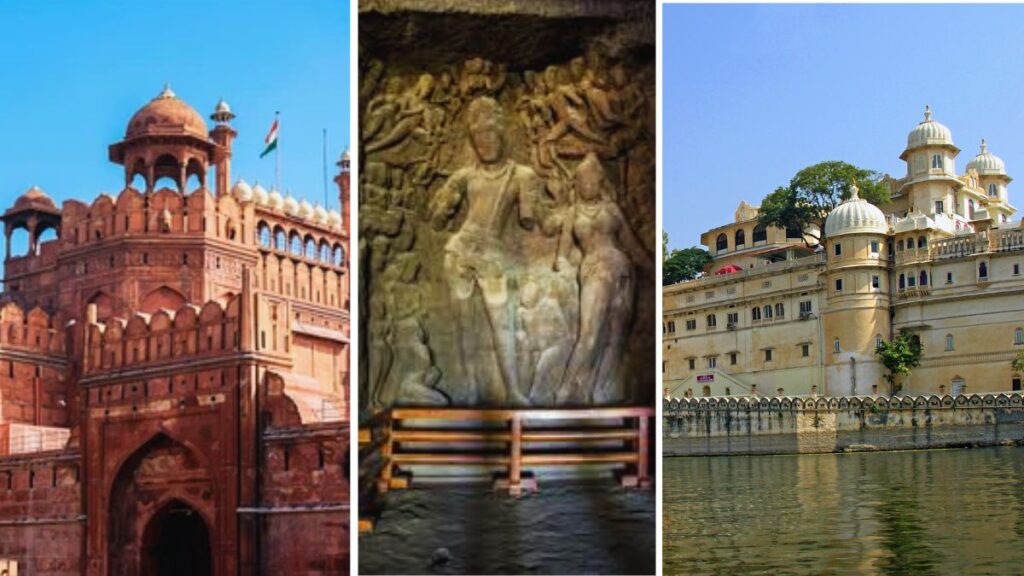 Entdecken Sie das Rote Fort, die Elephanta-Höhlen und den Stadtpalast von Udaipur