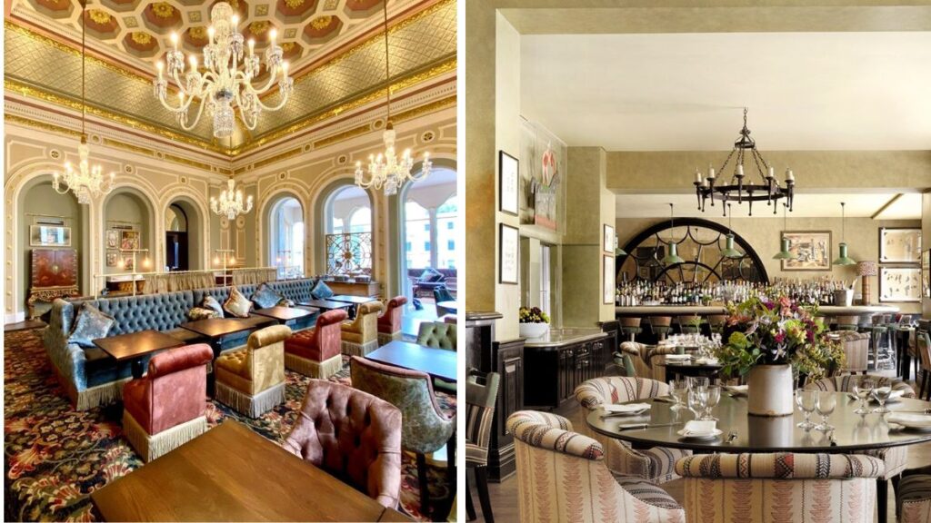 For luxury stay book The Clermont hotel or the Convent Garden hotel