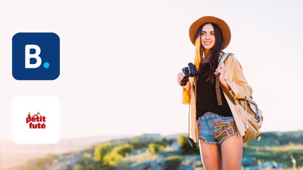 Naviguer sur Booking.com et Petite Fute