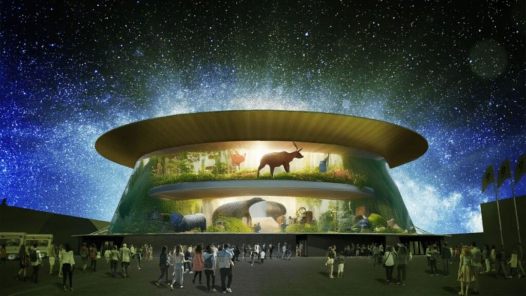 Ultimate Guide to Expo 2025 Osaka Kansai Japan - Enjoy projection mapping at Shining Hat
