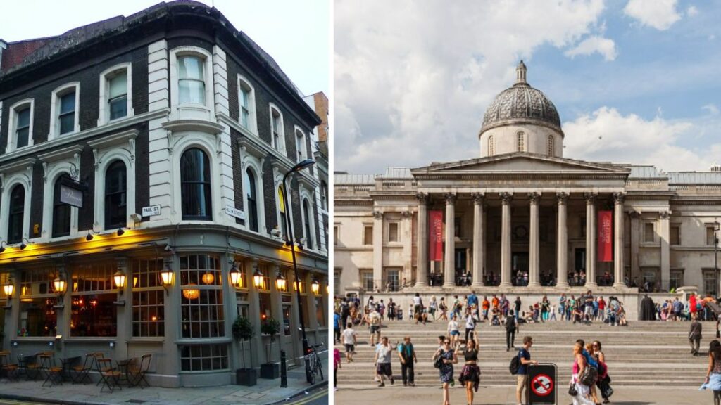 Discover places near Shoreditch and National Gallery