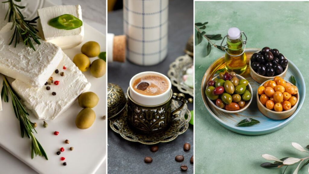 Eat in Istanbul Discover Beyaz peynir , Olives and Turkish Coffee