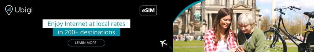 Book your eSIM data plan with Ubigi for the UK