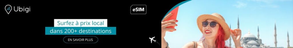 Forfait eSIM Ubigi pour avoir Internet en Turquie