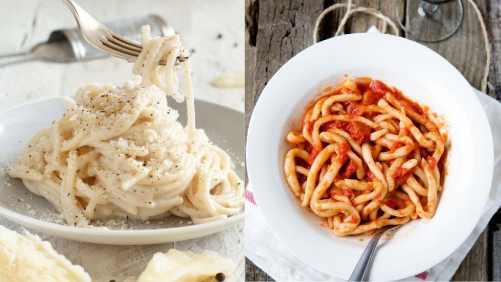 Where to buy souvenirs in Rome? Tonnarelli is used for dishes like cacio e pepe