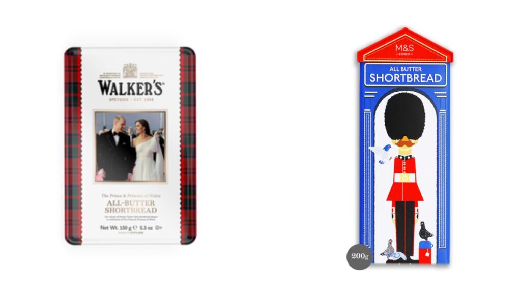 Wo kann man in London Souvenirs kaufen? Genießen Sie Walkers und M&S Shortbreads