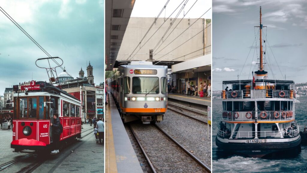 Naviguer à Istanbul en tramway, métro et ferry