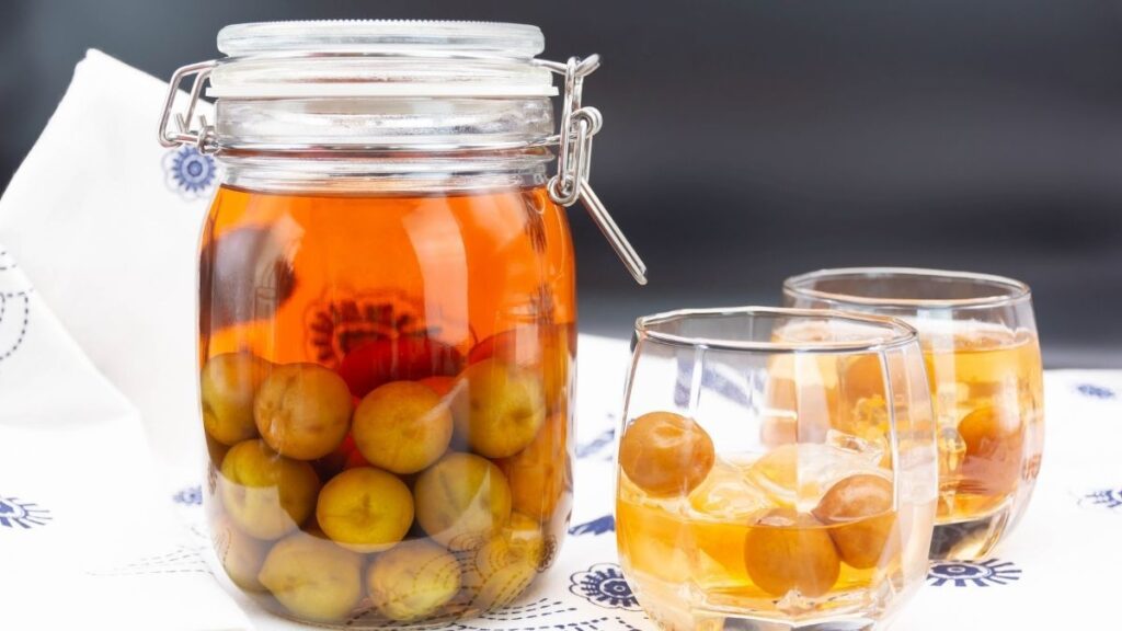 Umeshu is Japanese Plum wine