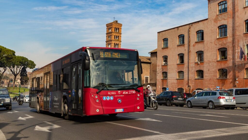 Public transport in Rome is the best way to explore the city