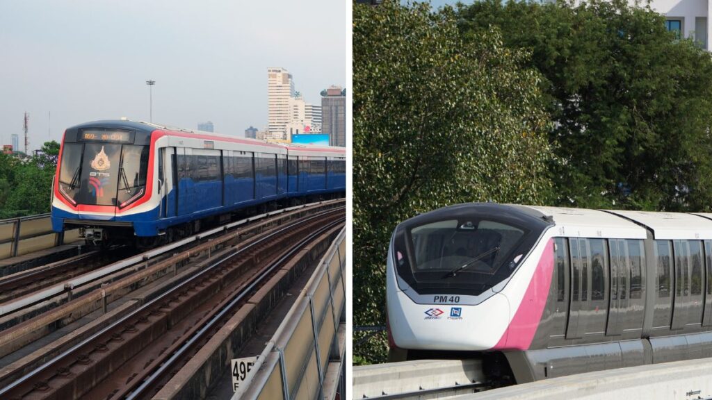 Navigate Bangkok with BTS Sky Train and MRT