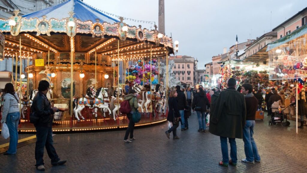 Find Seasoned Christmas Market in Rome