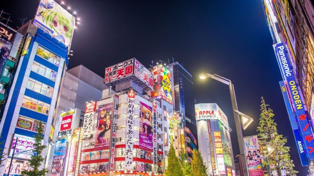 Akihabara is a heaven for anime and manga lovers