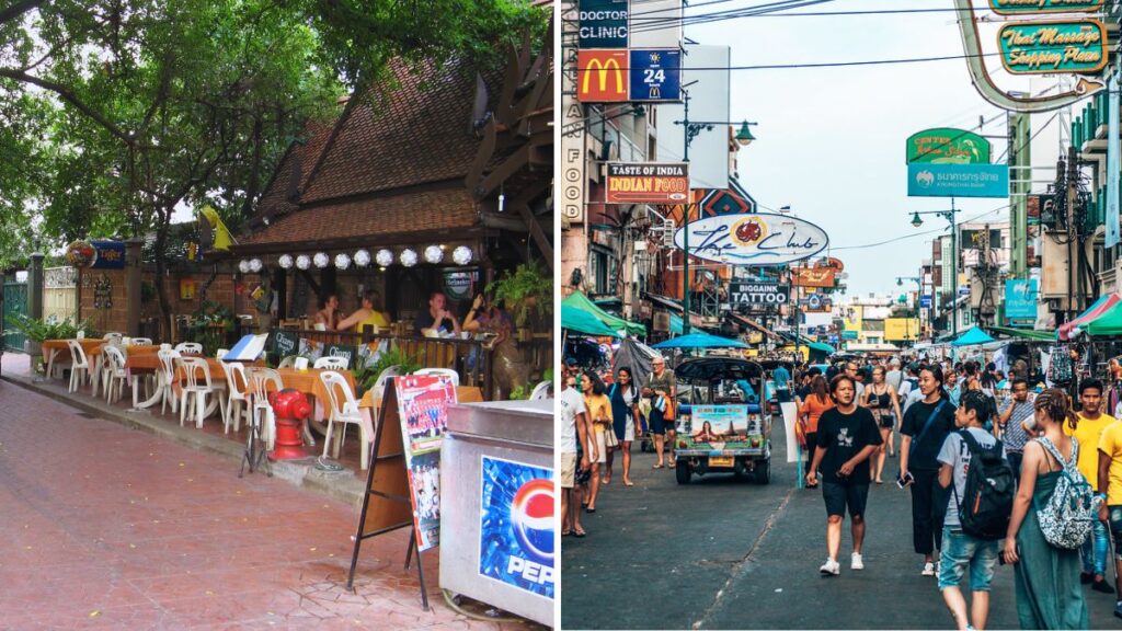 Where to eat in Bangkok? Visit Soi Rambuttri and Khao San Road for mango sticky rice