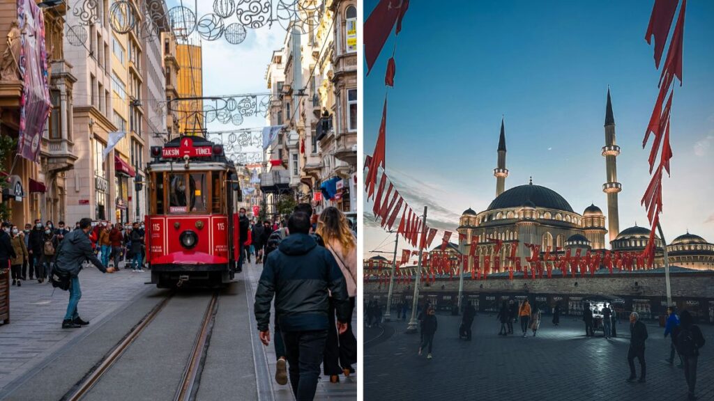 Où séjourner à Istanbul - Visiter la place Istiklal et la place Taksim