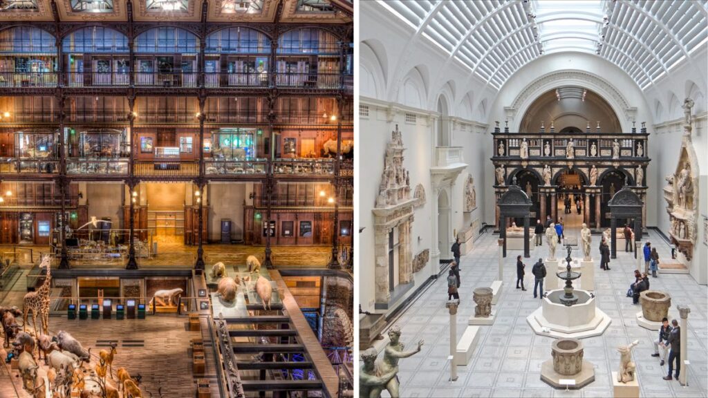Wo kann man in London Souvenirs kaufen? Besuchen Sie das Natural History Museum und das Victoria and Albert Museum (V&A)