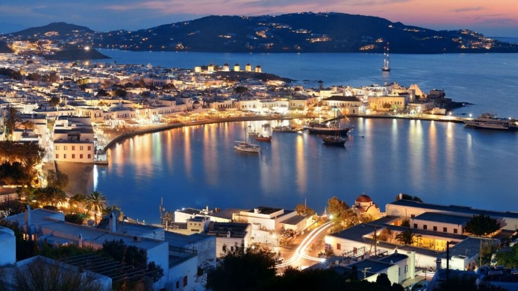 Have an all-night party at the Paradise Beach in Mykonos