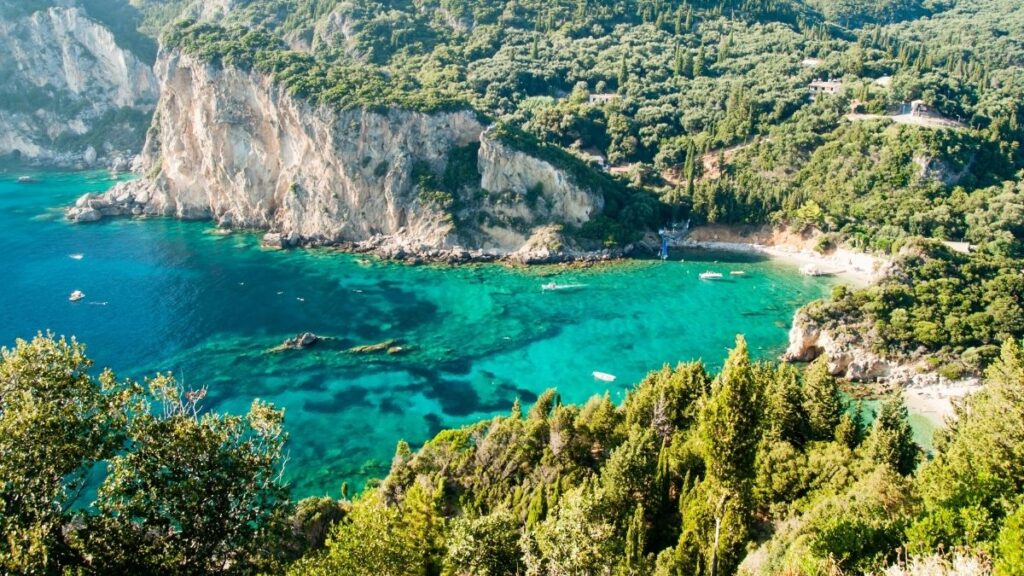 Visit Greece : The Ultimate Itinerary -Paleokastritsa bay, Corfu Island, Greece