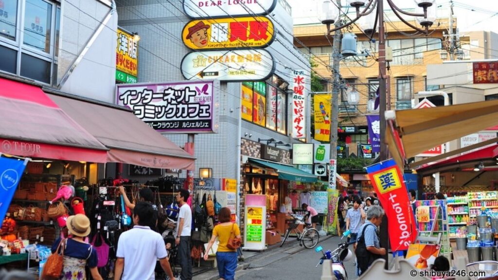 The streets of Shimokitazawa is filled with indie boutiques