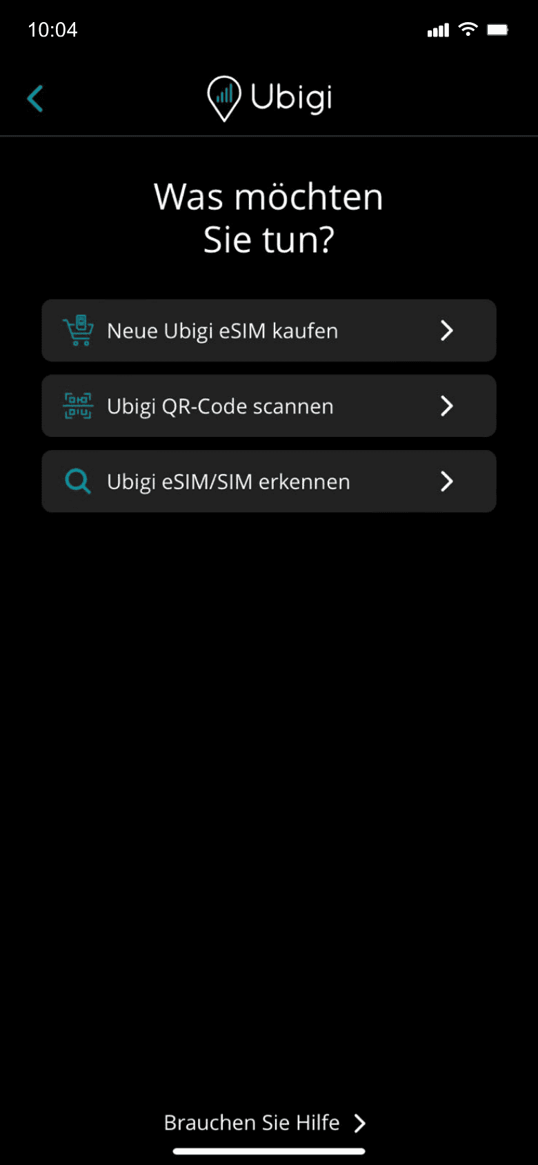 Step 2 - eSIM tutorial