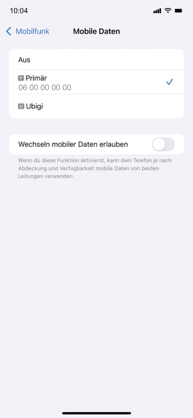 Mobile device setup reminder - upon arrival
