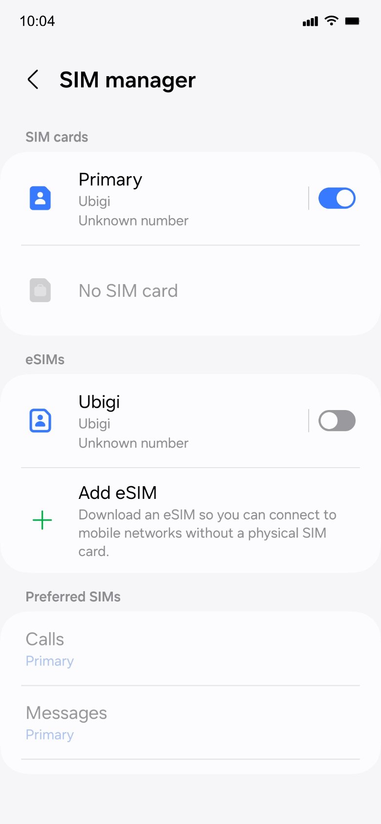Device setup reminder - before departure