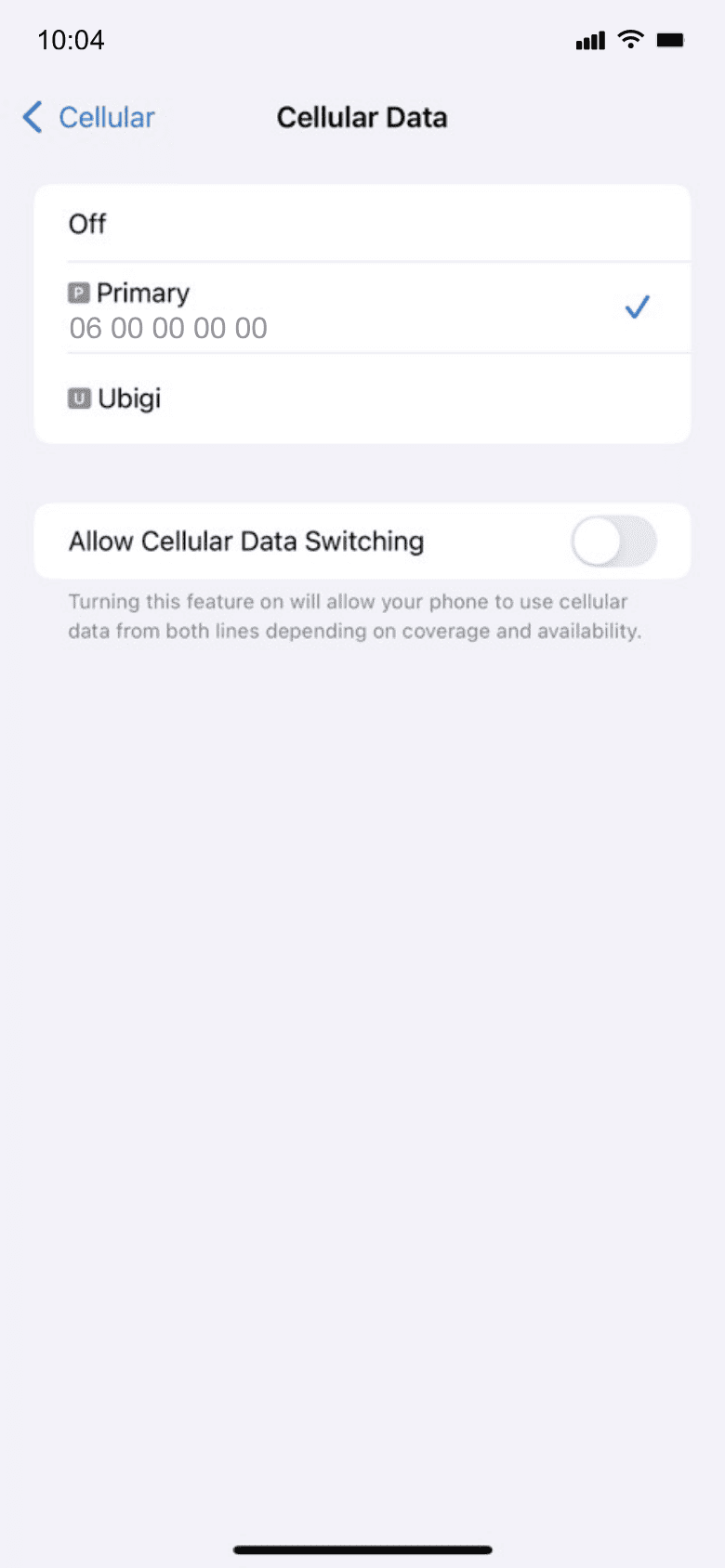 Mobile device setup reminder - upon arrival