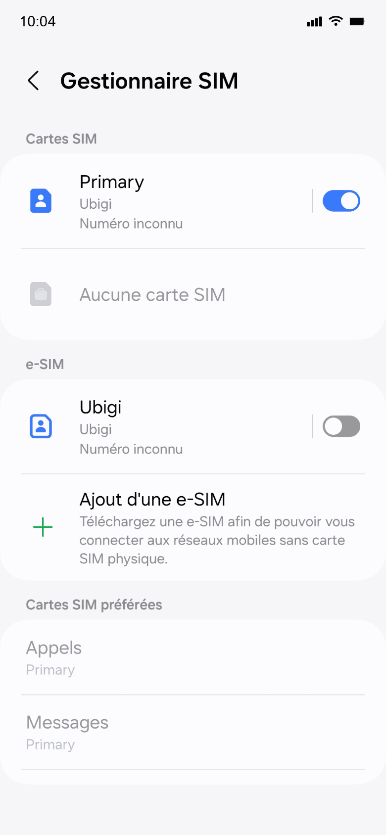Device setup reminder - before departure