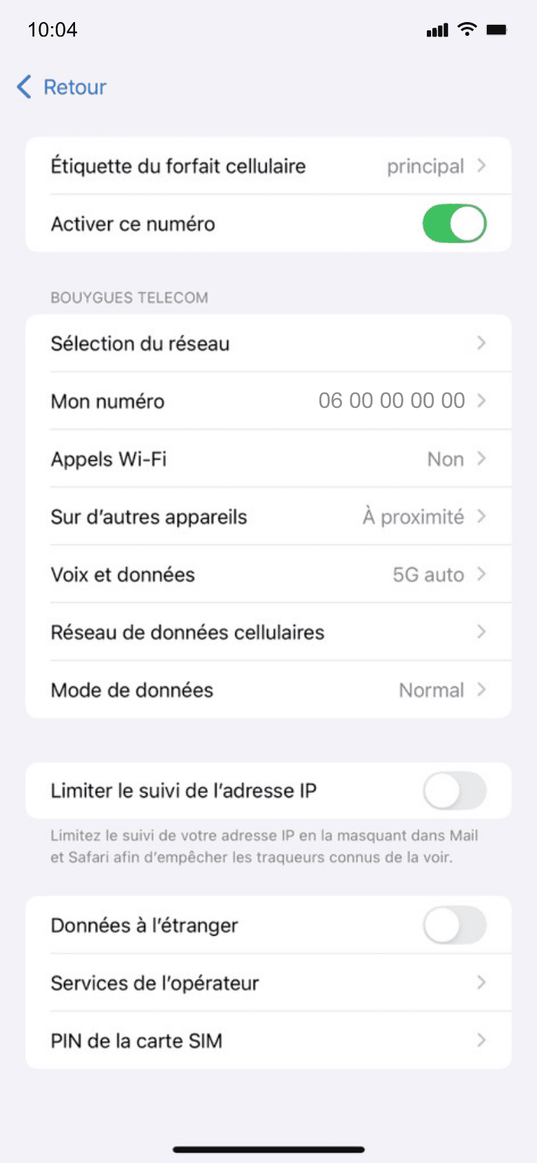 Device setup reminder - before departure