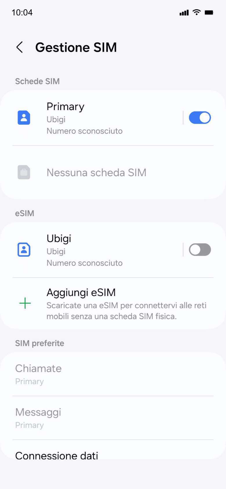 Device setup reminder - before departure