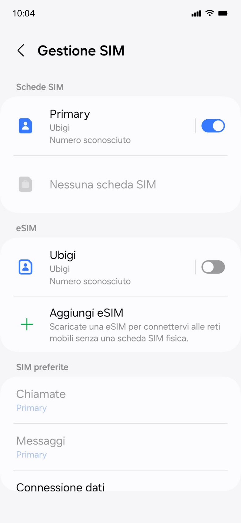 Device setup reminder - before departure
