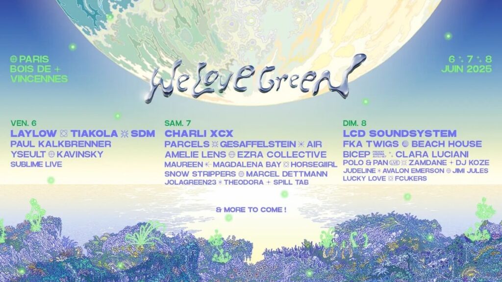 Oublier le programme de l'événement - une erreur fréquente au festival We Love Green
