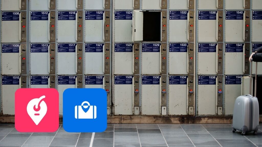 Explore essential apps: Nannybag and Stasher for reliable luggage storage during your trip. 