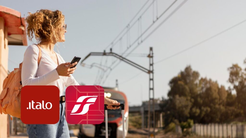 Trenitalia, Italo and MoovIt apps are useful to know about the train schedule in Italy