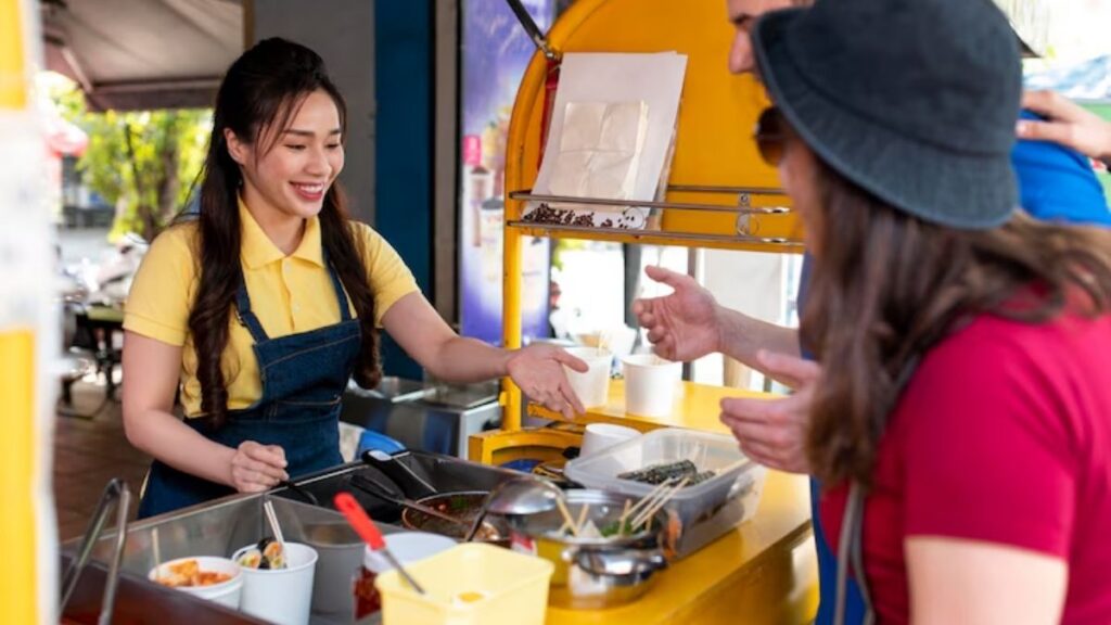 Découvrez les vendeurs de produits alimentaires locaux lors du festival "love green".