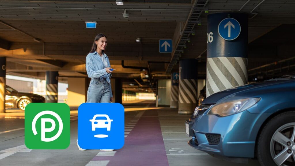 Trovare un parcheggio è più facile negli Stati Uniti grazie ad applicazioni come ParkMobile e SpotHero.