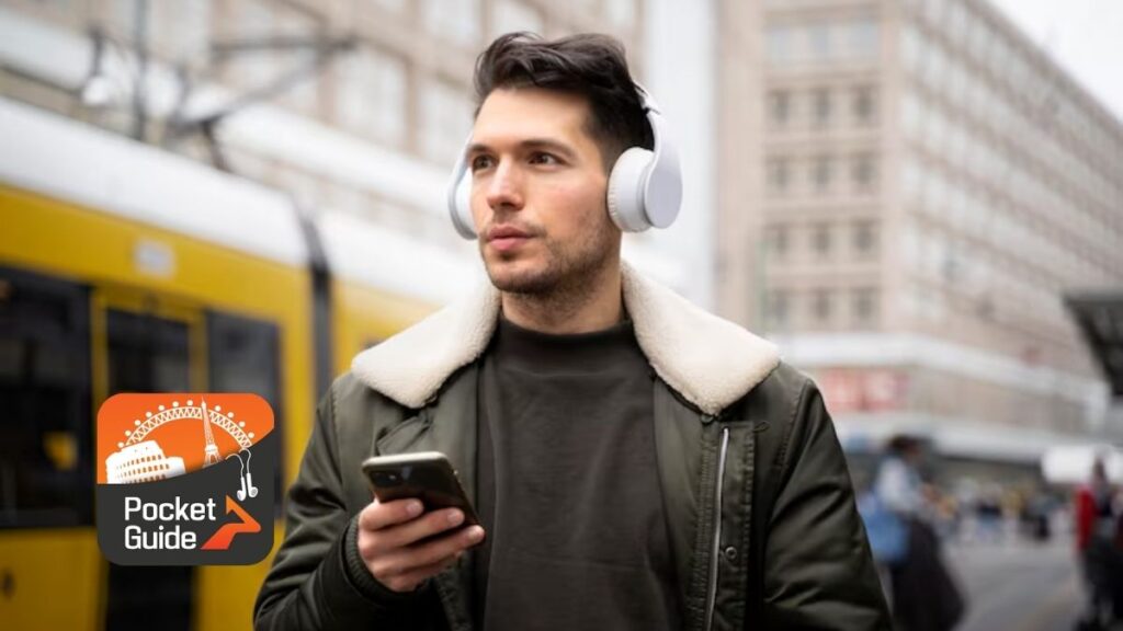 Go for a walking tour by listening to audio tour guide with pocketguide