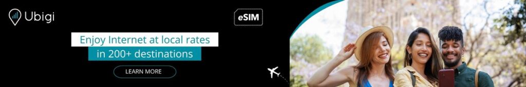 Book your eSIM data plan with Ubigi for Spain