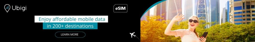 Purchase an eSIM data plan for United Arabes Emirates with Ubigi eSIM