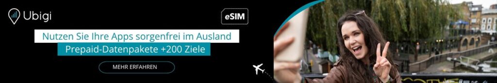 Buchen Sie Ihren Ubigi eSIM Datentarif für die Niederlande und erhalten Sie eine schnelle Internetverbindung
