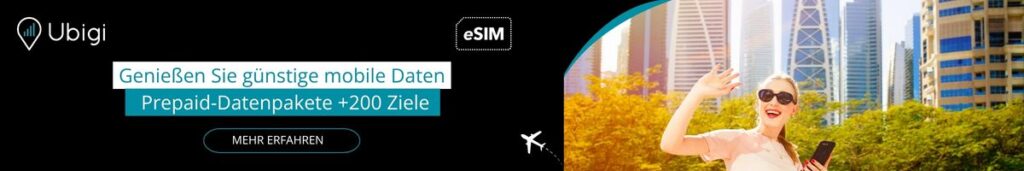 Kaufen Sie einen eSIM-Datenplan für die Vereinigten Arabischen Emirate mit Ubigi eSIM